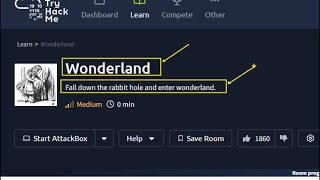 Wonderland - TryHackMe Walkthrough