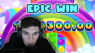 Trainwreckstv INSANE 75K$ Double Rainbow Spins