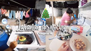 🎄LAVANDO DE NOCHE!! ✨️🫧🧼 | MOTIVATE 💯 #christmas #vlog #2024