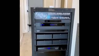 Completed AV Rack and Structured Enclosure