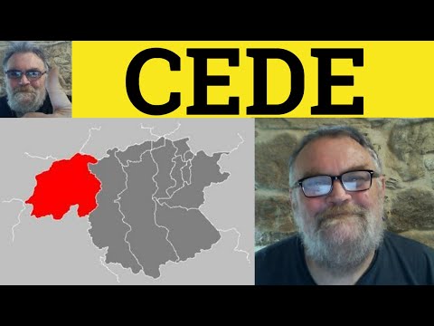 What is the root word of Cede?