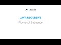 (English) Java Recursive - Fibonacci Sequence with Java - JMaster.io