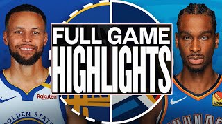 Golden State Warriors VS Oklahoma City Thunder  Full Game Highlights Jan 27,2025 NBA Season 2024-25