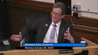 Revere City Council Meeting (1/29/24)