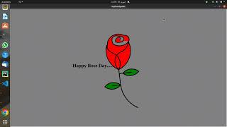 Draw Rose Flower 🌹 with Python Turtle | Python Turtle Graphics Tutorial #21savage