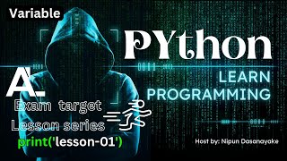 01-variables - විචල්ය - Python Sinhala