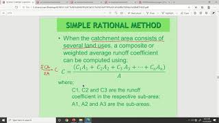 RATIONAL METHOD