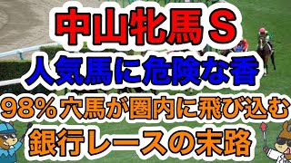 【競馬予想】中山牝馬S 人気馬に危険な香　98%穴馬が圏内に飛び込む　銀行レースの末路　＃福永祐一騎手お疲れ様でした