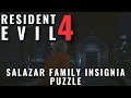 Resident Evil 4 Remake - Salazar Family Insignia puzzle (Ashley)