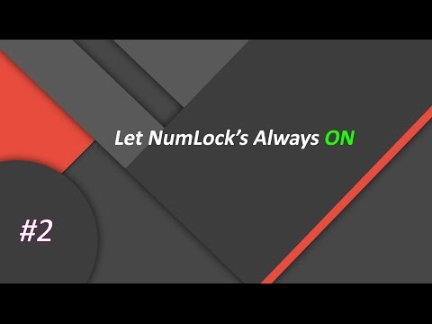 Как включить Numlock в Windows 10