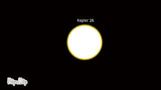 Kepler 26 System Size Comparison