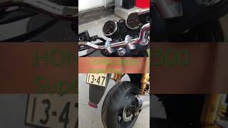 HONDA CB1300 Super Four. Exhaust Sound. Red \u0026 White