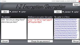 One Two Cipher