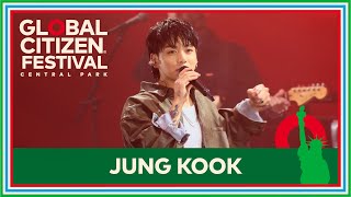 Jung Kook Addresses a Crowd of Action-Taking Global Citizens | Global Citizen Festival 2023