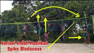 TUTORIAL LATIHAN VARIASI SMASH MBLEEDOSS BOLA ANTARA TIM VOLI TUBAN BUMI WALI❗❗