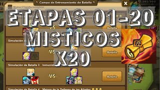 NUEVA SIMULACION DE BATALLA (01 - 20) 3⭐ SUMMONERS WAR