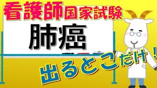 看護師国家試験出るとこだけ『肺癌』　聞いて覚える。#shorts　　#必修問題　#看護師国家試験　#看護学生　#看護学生勉強