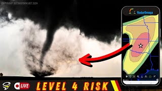 🌪️ TORNADO OUTBREAK FORECAST- STORM CHASER - Particularly Dangerous Situation Oklahoma Live Weather