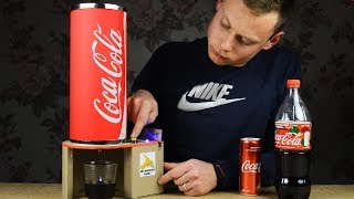 How to Make Coca Cola Soda Fountain Machine with credit card at Home