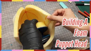 Part 2/3 Building a Foam Puppet Head -  Instructional Video for the 