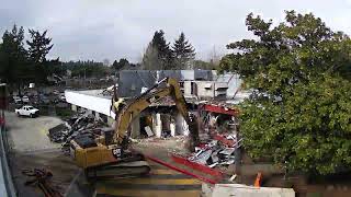 65th Avenue demolition time lapse