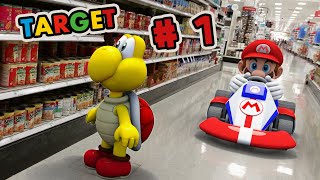 Super Mario goes to Target (Part 1) | Super Mario Bros in real life