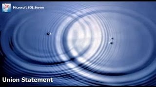 SQL - Union Statement