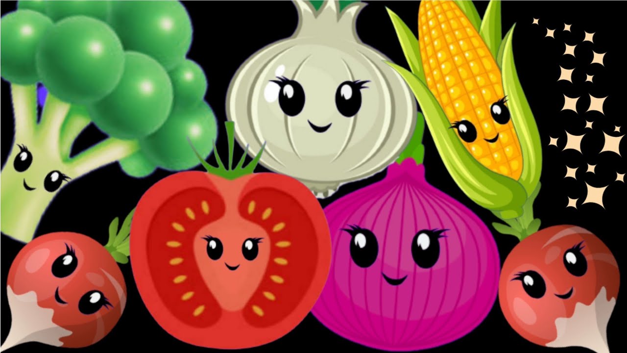 Dancing Fruits And Veggies Clip Art