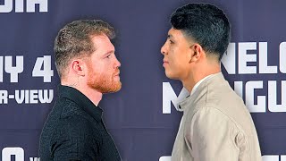 Canelo Alvarez vs Jaime Munguia FIRST face off video