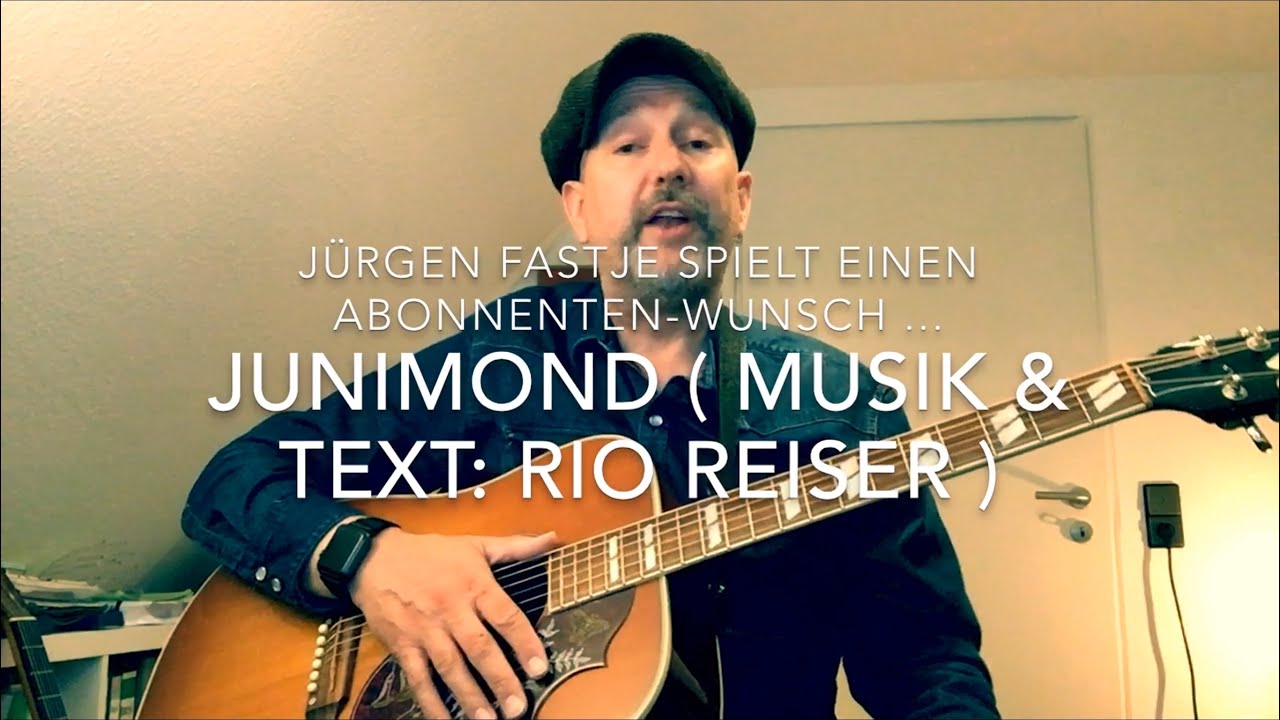 Junimond ( Musik & Text : Rio Reiser ), Hier Interpretiert Von Jürgen ...