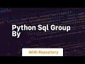 python sql group by