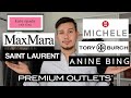 DESIGNER OUTLET HAUL | SAINT LAURENT, TORY BURCH, MAX MARA