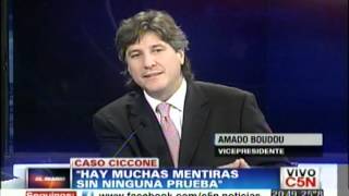 C5N - CASO CICCONE: HABLA AMADO BOUDOU | PARTE 1