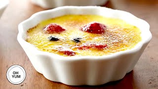 Professional Baker Teaches You How To Make CREME BRULEE!