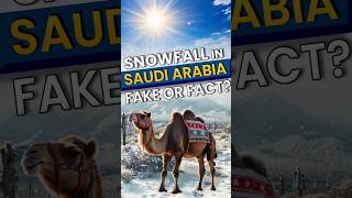 Saudi Arabia's Desert Covered With Snow | Truth or Myth?