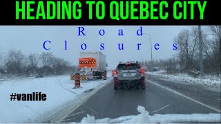 Driving To Quebec City During A Bad Snow Storm