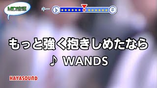 もっと強く抱きしめたなら WANDS スタンダードカラオケ(リアル風演奏)