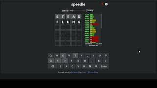 10 Wordle Speedrun in 24.81 seconds (24.63 retime)