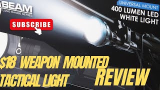 Less than $20! 👀 IProtec weapons mounted tactical light 400 llumens #gearreview #flashlightreviews