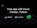 Build a Data App with Excel, pandas and Python