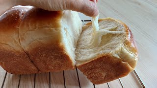 免揉煉乳吐司 [NO KNEAD] Condensed Milk Loaf Bread