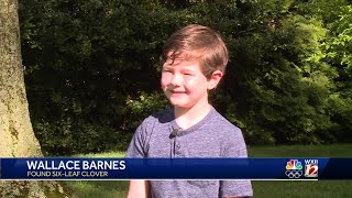 North Carolina boy finds rare six-leaf clover