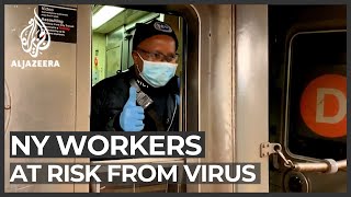 New York outbreak: US transport workers at risk from COVID-19