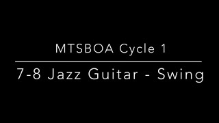 MTSBOA 7-8 Mid-State Cycle 1 Jazz Guitar - Swing