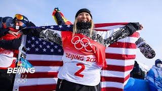 Huge first run gives Chloe Kim another halfpipe gold | Winter Olympics 2022 | NBC Sports