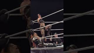 What a stink face to Nia Jax from Rhea Ripley! 😳😱🍑