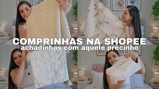 ACHADINHOS NA SHOPEE| peseira de tricot, cobre leito, o melhor tênis da shopee