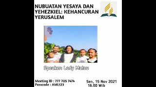 " Nubuatan Yesaya dan Yehezkiel : Kehancuran Yerusalem "