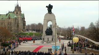 Remembrance Day ceremony at the National War Memorial in Ottawa – November 11, 2022