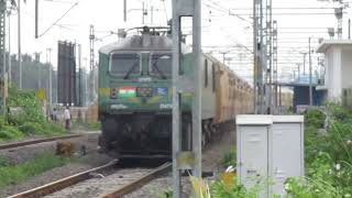 shrily Honking WAG-9 with YESHWANTHAPUR - NARASAPUR Express